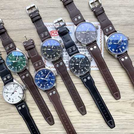 白壳 玫20。万国 Iwc 飞行员系列，精品男士腕表，多功能设计，尊贵大气，绅士风范，卓越品质，热卖全城。采用全自动机械机芯，顶级316精钢表壳，进口小牛皮表带 - 点击图像关闭