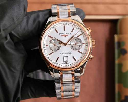 金+20V7版本推荐台湾厂做工浪琴-Longines 名匠系列制表大师机械手表，新款蓝色经典，多功能4813机芯，经典多功能款式，经典指针，蓝宝石鱼眼水晶镜面，