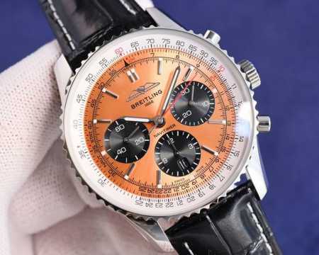 多功能 百年灵全新航空计时腕表 Navitimer 问世70周年 百年灵以大胆色彩焕新演绎经典腕表 尺寸43Mm 迭代款无疑是地道的航空计时腕表 带有环形飞行滑 - 点击图像关闭