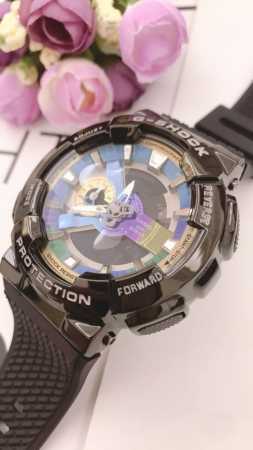 Casio卡西欧g-Shock彩虹金属款潮流手表gm- 白敬亭同款 潮流角斗场即将开启金属战甲炫酷登场，G-Shock以ga- 系列为原型,进化重生推出全新金属 - 点击图像关闭