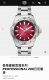 Tag Heuer Aquaracer 竞潜系列 这款腕表功能多样，又不失优雅风范，肆意迸发惊险刺激。亮丽的太阳纹表盘呈现秋日的鲜艳色彩，搭配实用的40毫米精钢