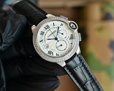 皮带 钢带450 卡地亚 Cartier 进口石英机芯拱形蓝光玻璃36*15Mm 都市白领的商务品位