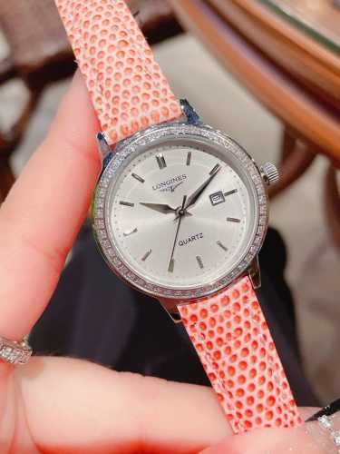 玫金 钢带20 陶瓷40 浪琴-Longines 原装进口石英机芯 小秒设计 钢化玻璃 316L精钢表壳 直径女30Mm 厚8Mm如果今天的阳光停止了它耀眼的光