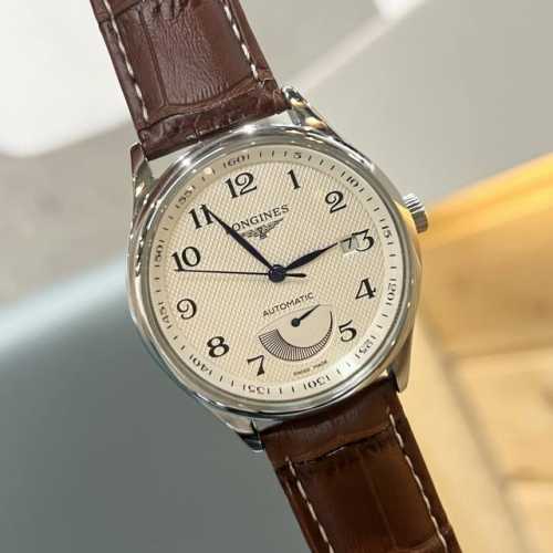 皮钢带同价 浪琴 Longines ,精品男士腕表, 名匠星辰系列，, 日月星辰昼夜交替，魅力不凡，圆润的造型使得线条看起来更加柔和，优雅的气质顿时油然而生，搭