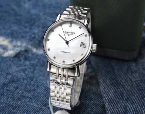 金+20钻+20浪琴-Longines 博雅系列丶全新改版 官网原版复刻丶天然珍珠贝母女士机械 搭载西铁城8215全自动机械 100%新机 走时精准丶稳定丶零返