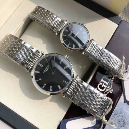 浪琴-Longines嘉岚系列 瑞士石英 超薄型情侣对表 天然贝母表盘 316L精钢壳套 蓝宝石水晶镜面 防水 经典时尚 大号直径34Mm 小号直径24.5Mm - 点击图像关闭