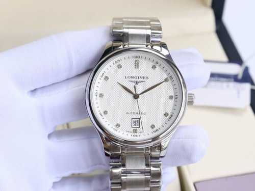 更好品质私聊 浪琴-Longines 名匠系列 再次升级版本 多次反复修缮至完美 极致严格的质量保证。确保采用原版式抛光和拉丝工艺，高硬度水晶镜面，更加透彻明亮