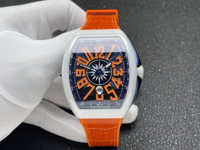 Abf新配色-Fm-V45系列 Abf 最高品质 新款到货 Fran Muller 法兰克 Vanguard Yachting V45遊艇系列 44X54 Mm