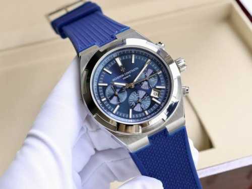 钢带+20，金+20 江诗丹顿-Vacheron Constantin 纵横四海系列 男士腕表 全自动机械机芯 316精钢表壳 高清矿物质镜面 进口小牛皮表带