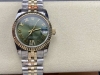 女款 劳力士Rolex 单历 日志型31Mm 直径 31Mm 机芯 搭载全自动机械机芯 圈口 劳力士Ringcommand三角坑纹 光圈钻圈 镜面 防刮蓝宝石玻