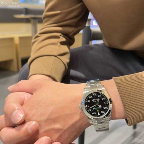 实拍上手 最高版本空中霸王系列 C厂 Clean 劳力士 Rolex 空中霸王系列，超高性价比新品空霸腕表，腕表编码，6R3699V6，腕表扣码，7Cd！ 年度