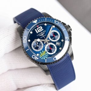 Tw厂新作 配重浪琴康卡斯黑武士计时系列腕表，荣耀降临，最具性价比 1： 表壳 腕表尺41X12Mm。316L精钢壳套完美无瑕，采用Pvd真空负离子磨砂电镀技术