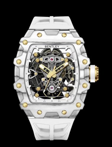 Bentley-宾利 The Vibrance 炽影 Bl-71系列 超薄碳钎维表壳 品牌独立研发 瑞士Bx1978自动上链机芯 双面镂空设计 防水30米 表径