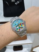 Ean Factory 蚝式恒动41系列 ①定制对版一体机芯，品质稳定可靠； ②表壳：尺寸厚度与原装一致 ③字面：高光打磨字钉，顶级瑞士Bgw9夜光，冰蓝超亮。