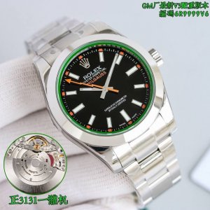 Gm厂 出品 ： Gm日志“闪电”蓝面 黑面 白面 数字面 Gm厂，Rolex 劳力士 格磁Milgauss系列，三码合一，附带Nfc感应！品质保证！11640