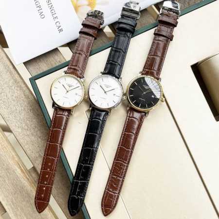 白 -金 钢带+20，浪琴-Longines 精品男士腕表经典三针设计。绅士风范，卓越品质，热卖全城。采用全自动机械机芯，顶级316精钢表壳，矿物质超强镜面，尺 - 点击图像关闭
