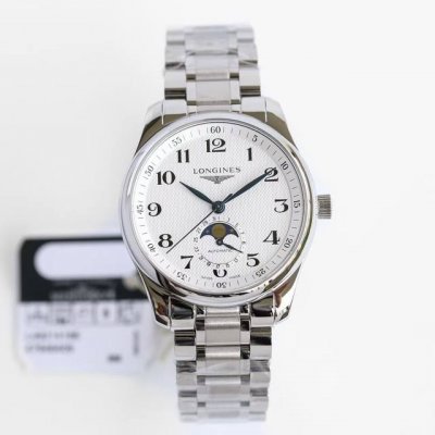 Gf浪琴名匠系列月相40Mm腕表，搭载L899.5一体机芯 所有功能同步原装 。 两大市场唯一』： 唯一对版自动陀真轴承 注意：此轴承并非贴片，没有浪琴机芯专用