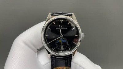 Jaeger-Lecoultre积家月相大师系列 2025最新版本Jjf Factory76 86原装配重版，39Mm尺寸X9.6Mm厚度，目前市面做到最薄真正