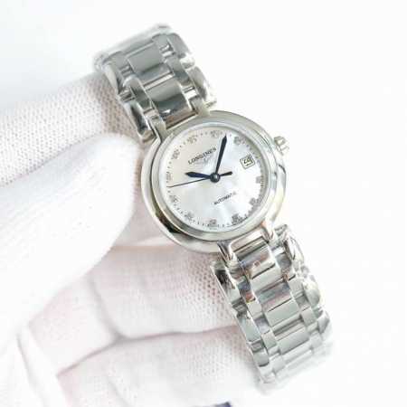 Sj出品 光壳 钻壳 Longines、浪琴 心月系列 Ln2 机械女款 1:1的外观28毫米尺寸.搭配精磨2671全自动机芯.表壳精选精钢材质.表圈独特设计玲 - 点击图像关闭