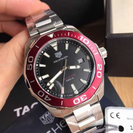 可以订做专柜查验码 批: 包装:50 新款到货！Original Tagheuer,泰格豪雅竞潜系列石英表！～43Mm表径，蓝宝石镜面，超强夜光指针，原装石英机 - 点击图像关闭