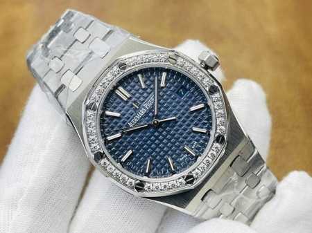 Jf Factory2023墙裂推荐 市场最高版本 爱.彼a P女款皇家橡树系列77350和77351全自动机械女款腕表 直径34毫米 细节方面 1表壳采用精钢 - 点击图像关闭