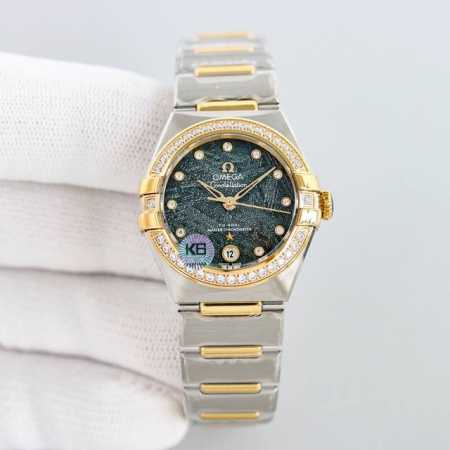 白钢 间金 全金 带钻加50 新品引领第五代欧米茄星座 29Mm 完美之作！原装拆解，全方位同步官方！更细致入微的美学设计和更人性化细节！搭载8700同轴机芯 - 点击图像关闭