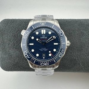 Vs欧米茄海马 系列42Mm蓝盘钢带同轴8800全自动机械