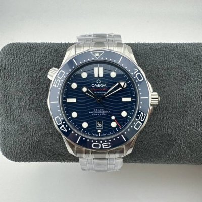 Vs欧米茄海马 系列42Mm蓝盘钢带同轴8800全自动机械