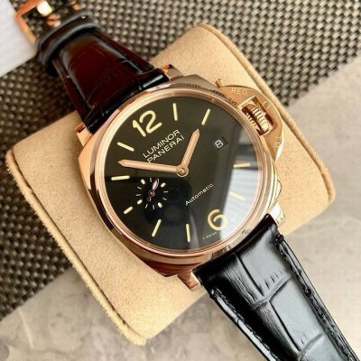 新品沛纳海 Pam01041限量款！表盘42Mm男款 不会太大再合适不过了，可以说是一款女款都可以佩戴的强悍风格的腕表。崭新超薄 儒雅绅士之选 面盘独特浅灰磨砂