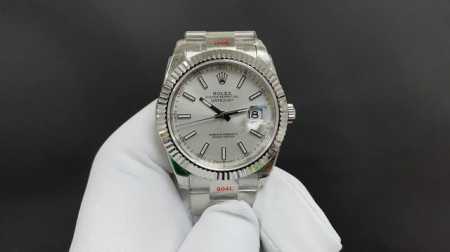 310今日推荐 劳力士 日志 灰 41Mm 顶级品质 - 点击图像关闭