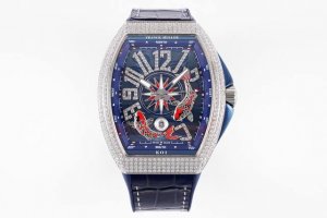 完美细节 Abf 最高品质 新款到货 Franck Muller 法兰克穆勒 Fm Vanguard Yachting V45遊艇系列 44X54 Mm1.表壳