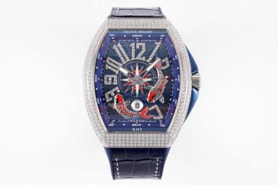 完美细节 Abf 最高品质 新款到货 Franck Muller 法兰克穆勒 Fm Vanguard Yachting V45遊艇系列 44X54 Mm1.表壳