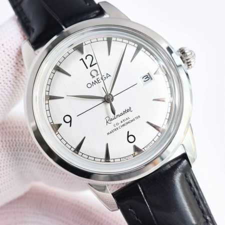 Sj出品 白壳 金壳 欧米茄-Omega Mr2 锅盖玻璃 9015 火热新款式，欧米茄新款3D锅盖，！超薄男士自动机械腕表，采用进口原装9015机芯，每小时振 - 点击图像关闭