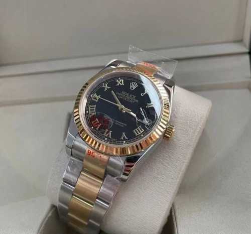 钻圈 劳力士－Rolex 日志新色系男士腕表 进口西铁城 原装机 316L精钢壳套 蓝宝石玻璃 超级防水 直径36Mm厚度13Mm 316L精钢表带原装扣 尊贵