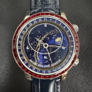 K Factory 新品上市，独具匠心打造Pp-6104G款超级复杂功能系列日内瓦苍穹系列，你可曾想象把星空佩戴在手腕上吗？星空升级直逼完美修正版，修正与官方一