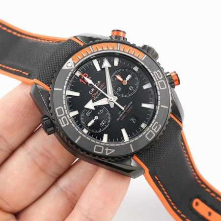 统一 Tw出品 Tw Factory 欧米茄全新海马系列，海马600米五针机械600M计时士男腕表 市面目前高最版本的计时腕表ho1 1:表壳拉身砂细腻洁白光亮 - 点击图像关闭