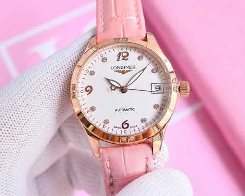 白壳 金壳 最新推出2024最新版本 浪琴 Longines 名匠系列机械女表！让所有男神更爱你！，推出为每一位女性设计的新品，适合所有女神佩戴，在不同场景都能
