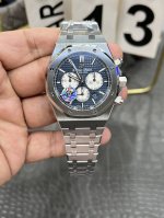 Aps爱彼皇家橡树26331系列41Mm*11Mm白钢蓝面 搭载丹东Cal.4801全自动一体机械