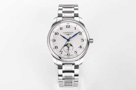 统一 臻于品质 感受经典 Tw出品 Longines浪琴名匠月相40Mm腕表，搭载复刻l899.5一体机芯 所有功能同步原装 。 三大市场唯一』： 摆轮板镂空对 - 点击图像关闭
