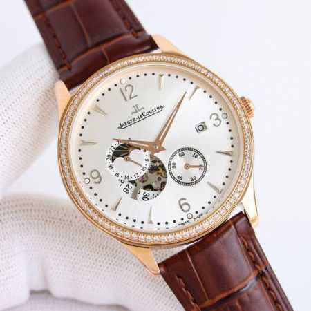 金白同价: 升级版全面到货，顶级品质-积家jaeger-Lecoultre 精品男士腕表，四针分离，技艺精湛，独具匠心，尊贵大气，绅士风格。采用亚洲进口的全自动 - 点击图像关闭