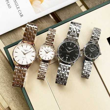 白 -金 钢带+20。 最新经典浪琴-Longines 情侣对表 原装进口石英机芯 钢化玻璃 316L精钢表壳 直径男40Mm女30Mm 厚8Mm如果今天的阳光 - 点击图像关闭