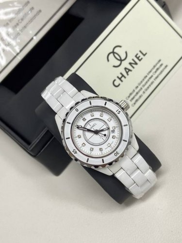 出货实拍所见即所得～ Chanel J12 33Mm 38Mm银数字银针石英款