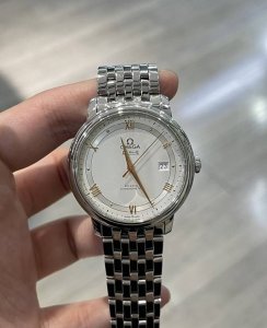 欧米茄 碟飞系列 424.10.40.20.02 2 精钢 密底 折叠扣 39.5Mm 自动机械机芯 95新 22年盒证 公价39650 #欧米茄 #碟飞系列