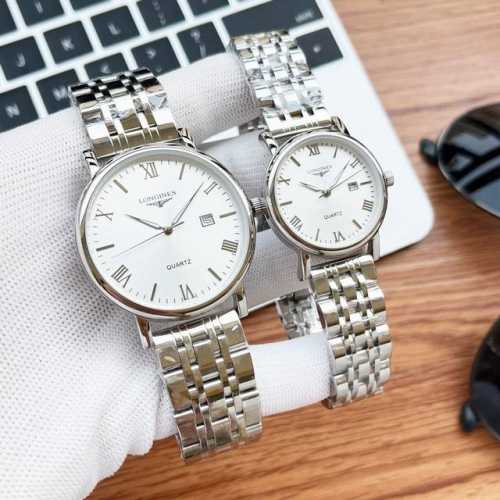 白皮 金 钢20 七夕新款浪琴-Longines 情侣对表 原装进口石英机芯 316L精钢表壳 直径男39Mm女29Mm 厚8Mm如果今天的阳光停止了它耀眼的光