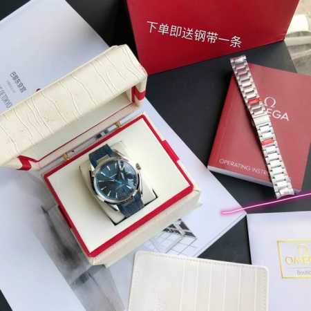 Gd品控，福利爆款回货 #赠送钢带一只表的价格搭配两种表链 海洋魅力 经典爆款Gd品控 西铁城专属 鸥米茄海马系列aqua Terra 150米腕表 经典隽永的 - 点击图像关闭