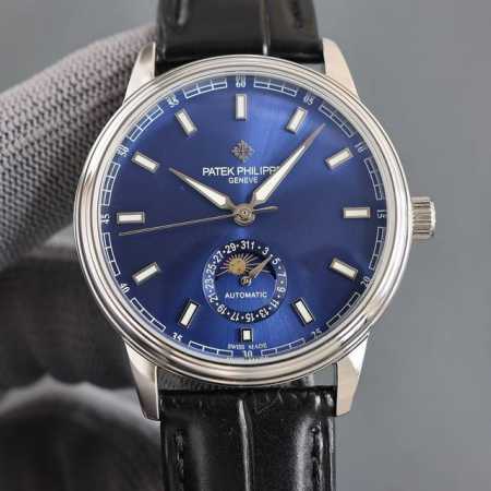 白 -金 2024百达翡丽patek Philippe士腕表 名典腕表月相系列,秉持了百达翡丽的一贯传统 更唯美的结合了6字位日历与被表友热捧的日月星相 无论是 - 点击图像关闭