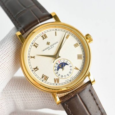 Tw Factory Vc 江诗丹顿 R63 Vacheron Constantin 传袭系列男士腕表！全新复杂日月星辰多功能腕表，超强夜光。搭载原装进口282