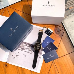 独家首发！玛莎拉蒂 Maserati 原厂流出 几十个 数量不多 支持验货 爆款来袭 火热登场 菱角有致 霸气十足[月亮]登场！ 表经45Mm 厚度12Mm 男