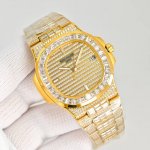 pdf Factory 满天星来袭！ 百达翡丽 patek philippe R69 满天星鹦鹉螺系列 Nautilus 5719系列顶配满钻腕表 尺寸：40M