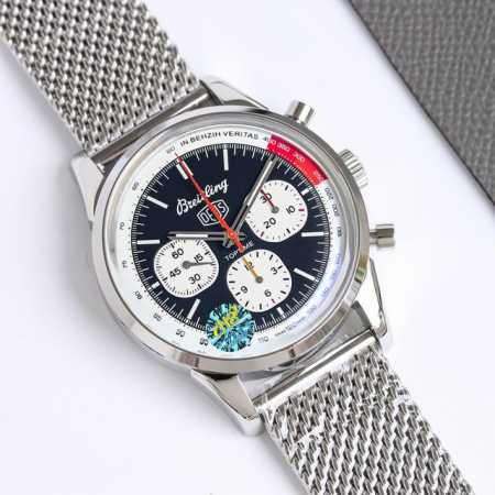 价 Gf出品 Top百年灵全新计时腕表 Navitimer 百年灵以大胆色彩焕新演绎经典腕表 尺寸42Mm 迭代款无疑是地道的独特计时腕表 带有后盖表面独特饰片 - 点击图像关闭